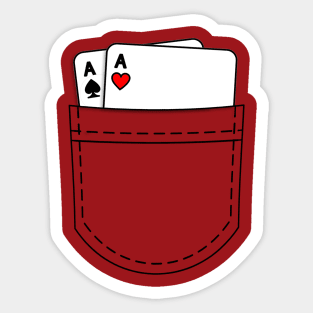 Pocket Aces Sticker